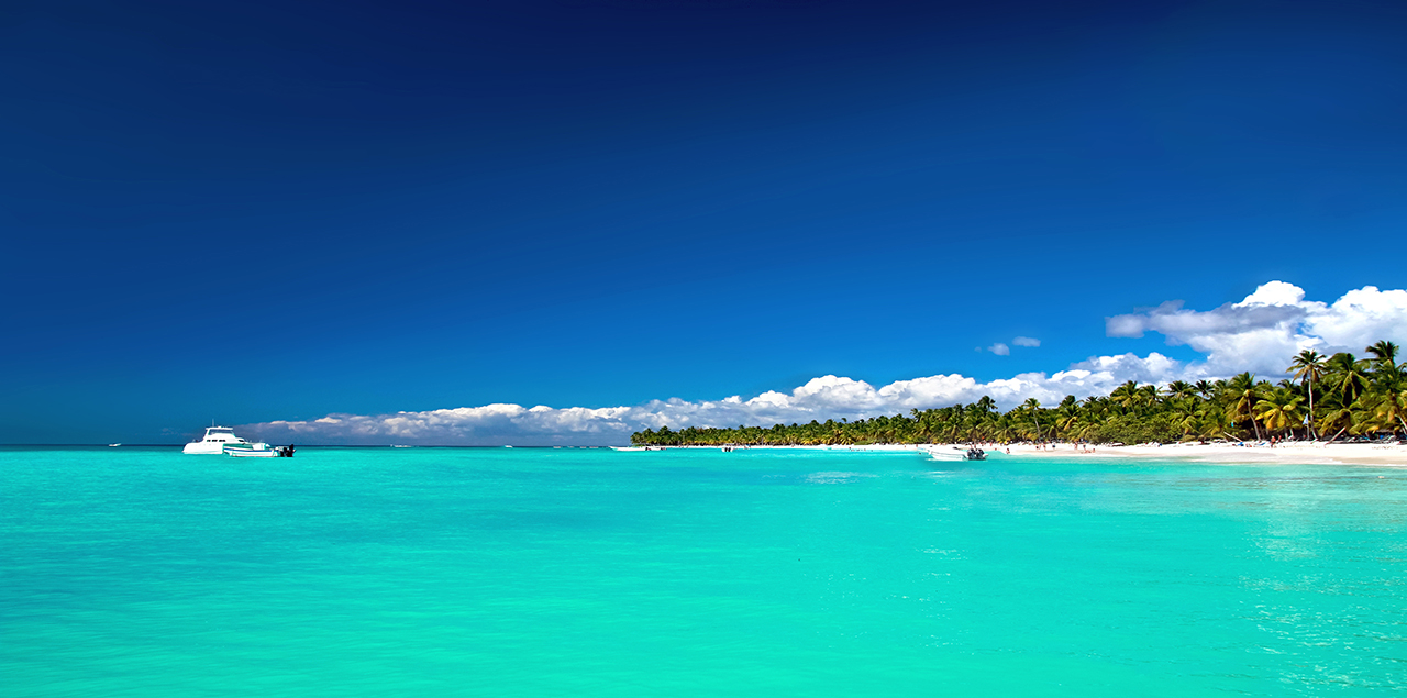Beach scene of jamaica